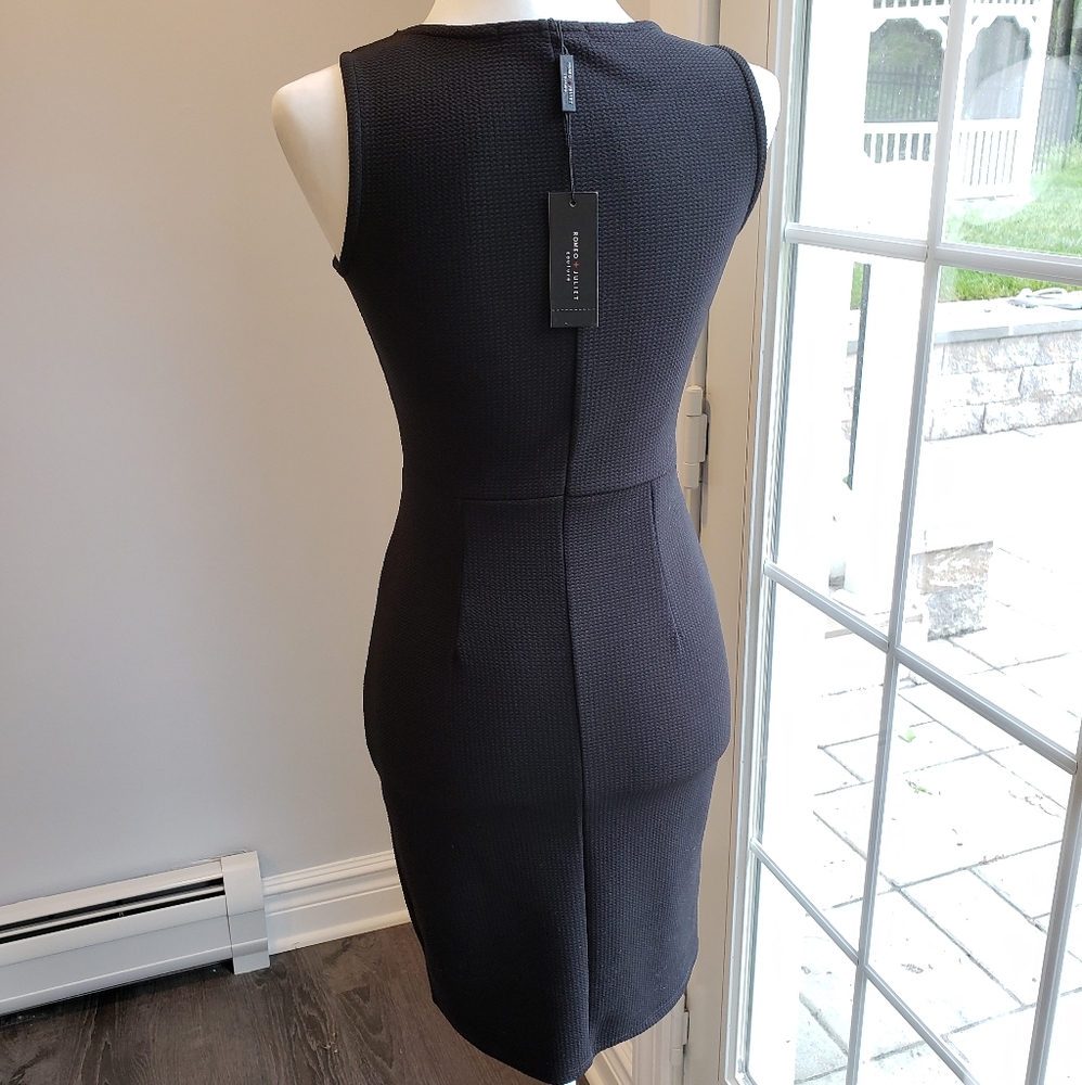 Romeo & Juliet Dress textured black dress small - Picture 5 of 6